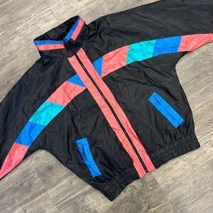 Vintage Westside Connection Women Windbreaker Jacket‎ Size Large Full Zip (487)
